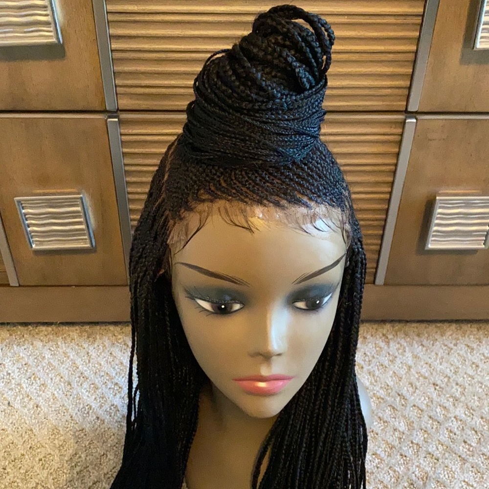 Braided lace wig